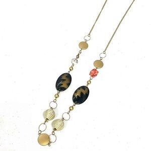 Victoria Leland Designs Gold and Black Women's Necklace